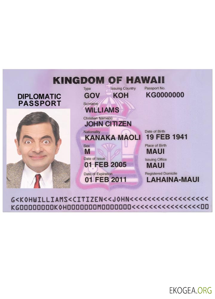 Visa HAWAÏ